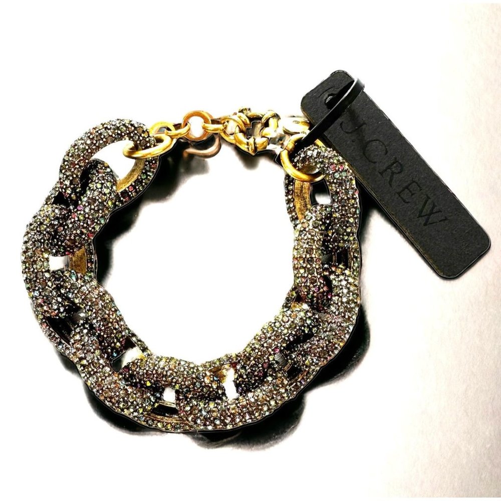 J. Crew Gold and Silver Chain Bracelet